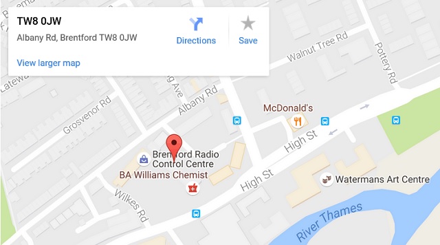 Albany Spice
1 Albany Parade 
High Street
Brentford
TW8 0JW