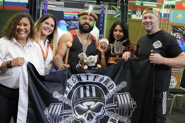 The local club's world champions after their wins in South Africa