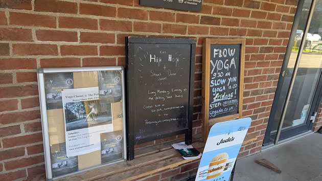 Boston Manor Park noticeboards 