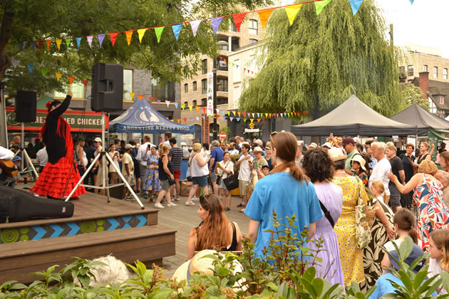 Crowds at this year's festival. Picture: Brentford Voice 