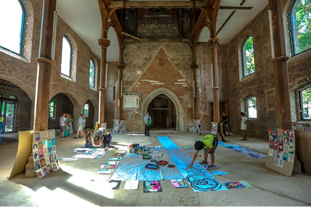 Last year's Creative Mile in St Lawrence's Church