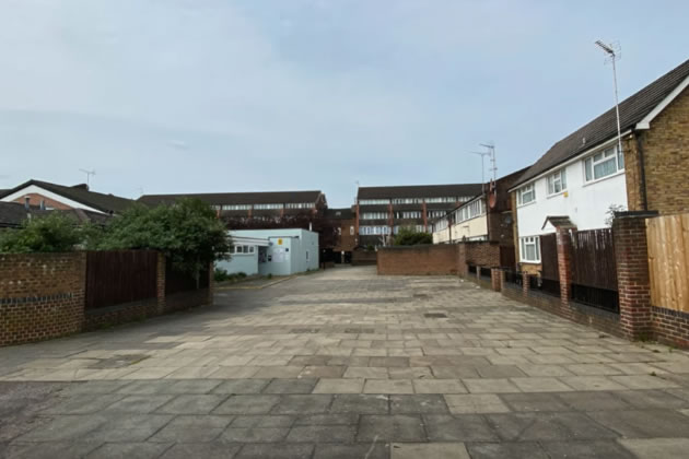 The area as it is now