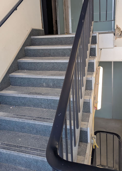 Stairs in Honeywell house 