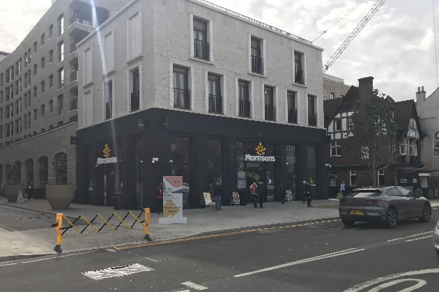 Morrisons view from the High Street