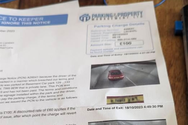 The fine issued to Cllr Guy Lambert