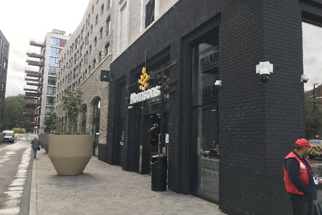 The side entrance to Morrisons on Brent Way