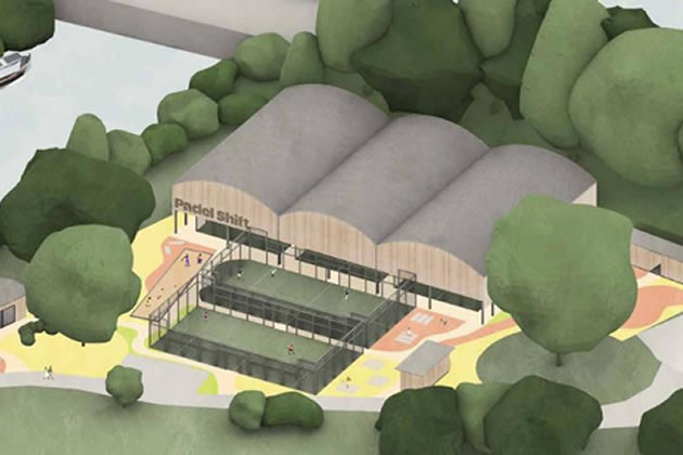 A visualisation of the proposed facility from the planning application documents