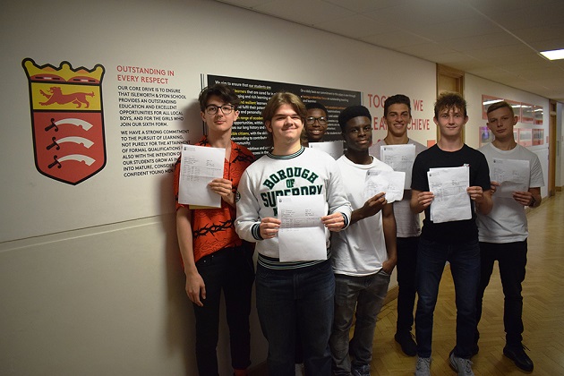 (L-R): Philip Lisiewicz, Lars-Leander Volle, Josiah Wilson Kepple, Morgan Lawrence, Joseph Whittaker, Jack Shiels and Jakub Poskro