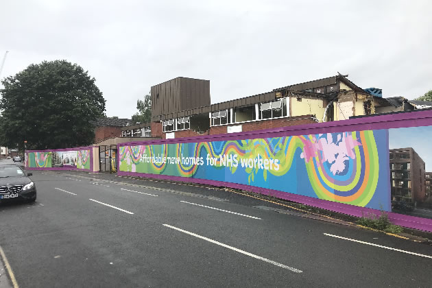 Construction continues on the new medical centre on Dolman Road 