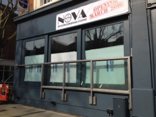 New Restaurant Nova To Open On High Road