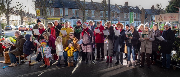 carol singers West Ealing