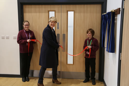 Claire Balding opens Elthorne Park High School New Building
