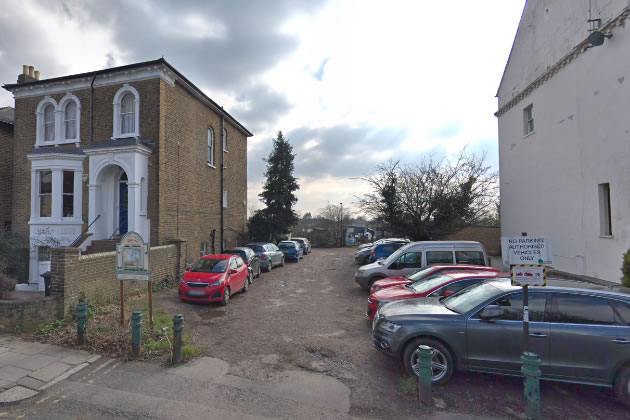 Access would be through the car park used by the allotment holder