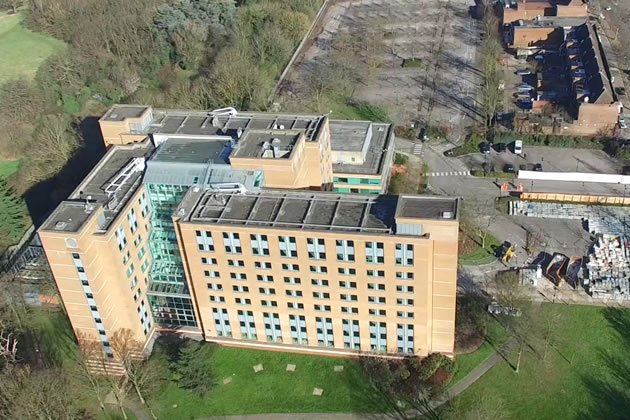 Atrium Point with the MOL for development at the rear. Picture: Interland Group