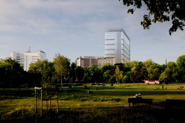 How the scheme might look from Haven Green