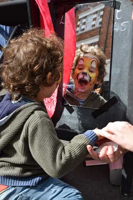 Face Paineted Child - Liz Jenner