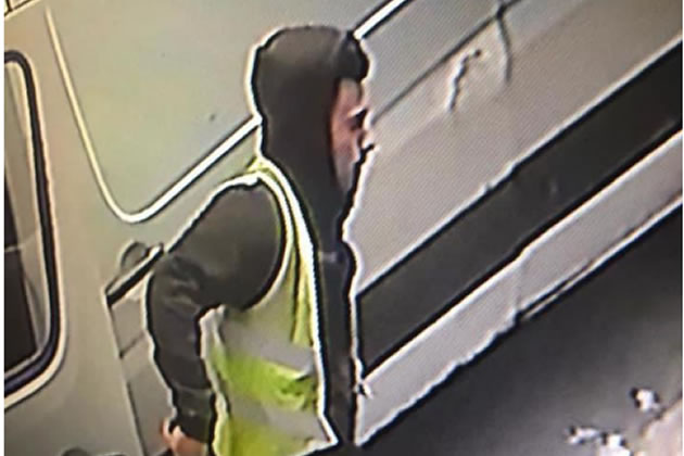 Another image of the man sought by police