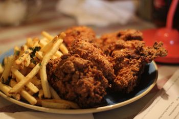 Adult chicken main at chooks