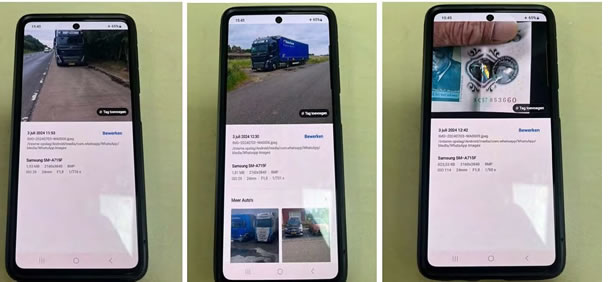 The gang's phones confirmed details of drug pick up points