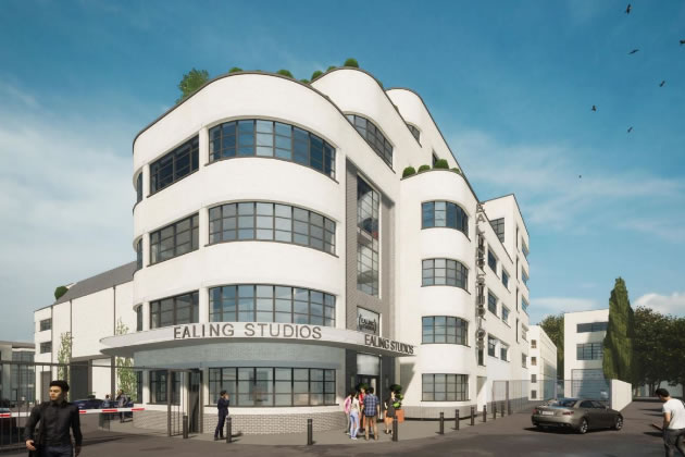 A visualisation from the developer of the new Ealing Studio buildings 