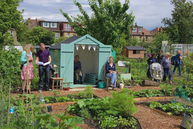 The annual event is an opportunity to see London's oldest allotments 