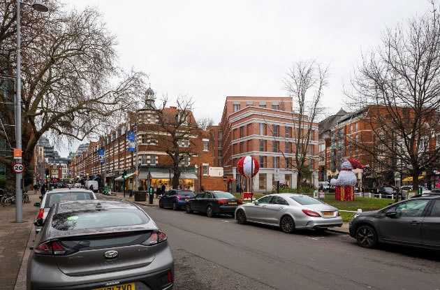Visualisation from Ealing Council of how the scheme might look from Ealing Green
