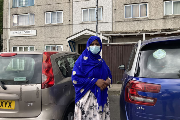 Mother-of-six Shamso Katib is keen to be rehoused
