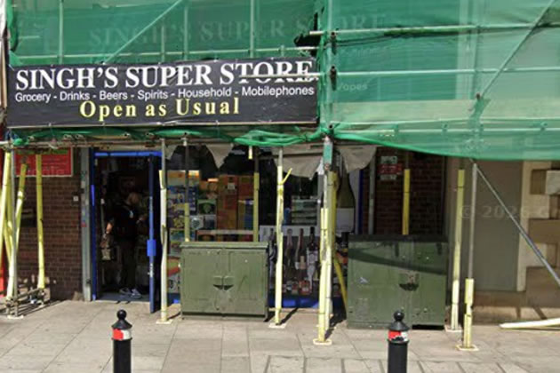 Singh's Superstore) on Beaconsfield Road