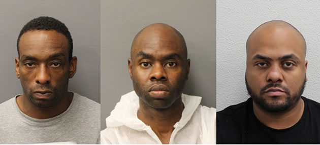 Left to right: Richard Palmer, Bolanie Roberts and Robert Dolan 