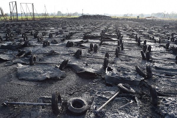 wheeliebin fire Liz Jenner