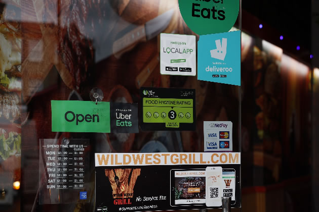 The incorrect hygiene score at Wild West Grill.