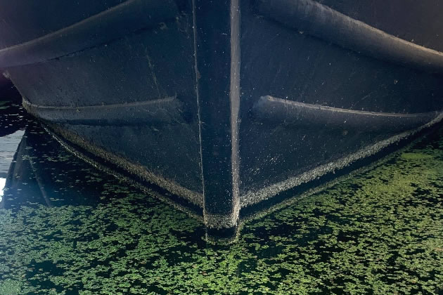 Damage to the narrowboat