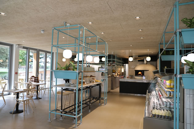 Interior of the cafe