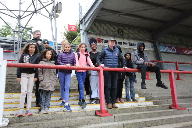 Young carers with Brentford FC Community Trust