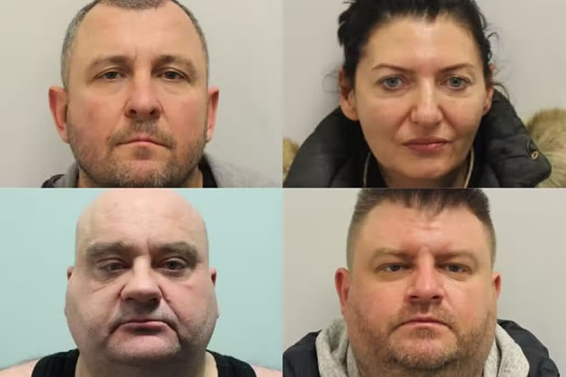 Clockwise from top left: Sebastian Zimoch, Anna Zimoch, Rafal Lacki and Michael Lozinski