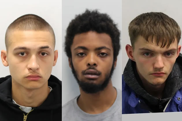 Darrel Mortimer, Levar Jackson-Scott and Connor Gwynn-Bliss