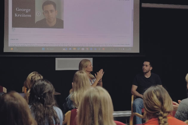 23-year-old George Kreitem from Palestine has had a passion for film and TV since he was 12