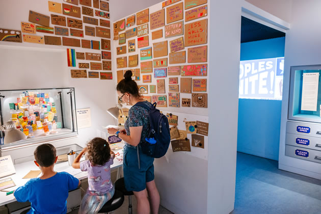 The exhibition is a multi-sensory experience designed to appeal to all ages