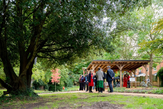 The launch of the new amenity space at the West Mid