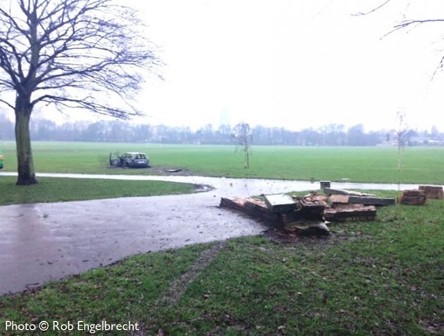 Joy Riders Blamed for Gunnersbury Park Destruction