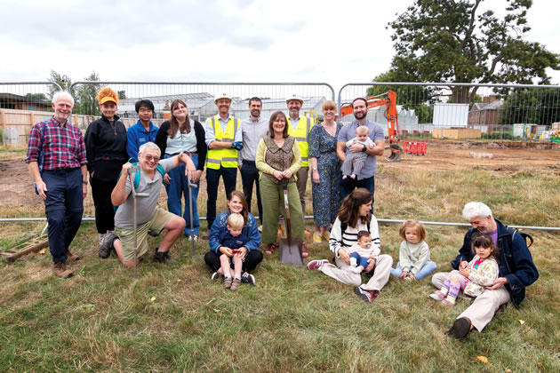 Construction work begins on the Shafran Learning Centre at Kew Gardens