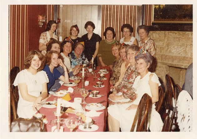 An office party at the Trico factory